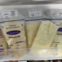 Over 300 oz of breast milk available!