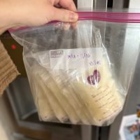 215 ounces of frozen breastmilk